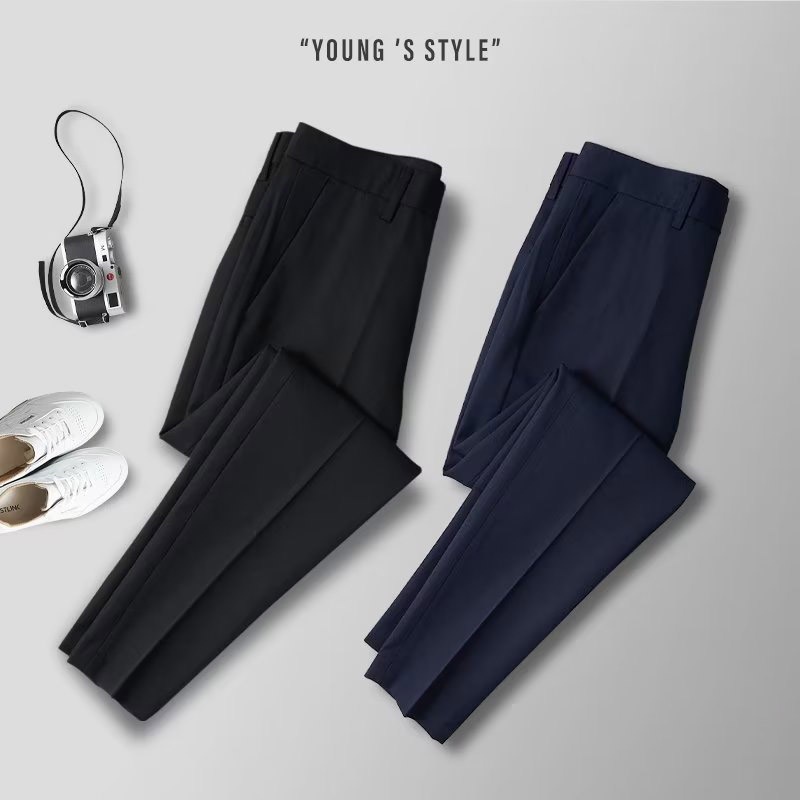 DICHUANGZHE Quần Tây Dài Dáng Ôm Thời Trang Công Sở Dành Cho Nam Giới