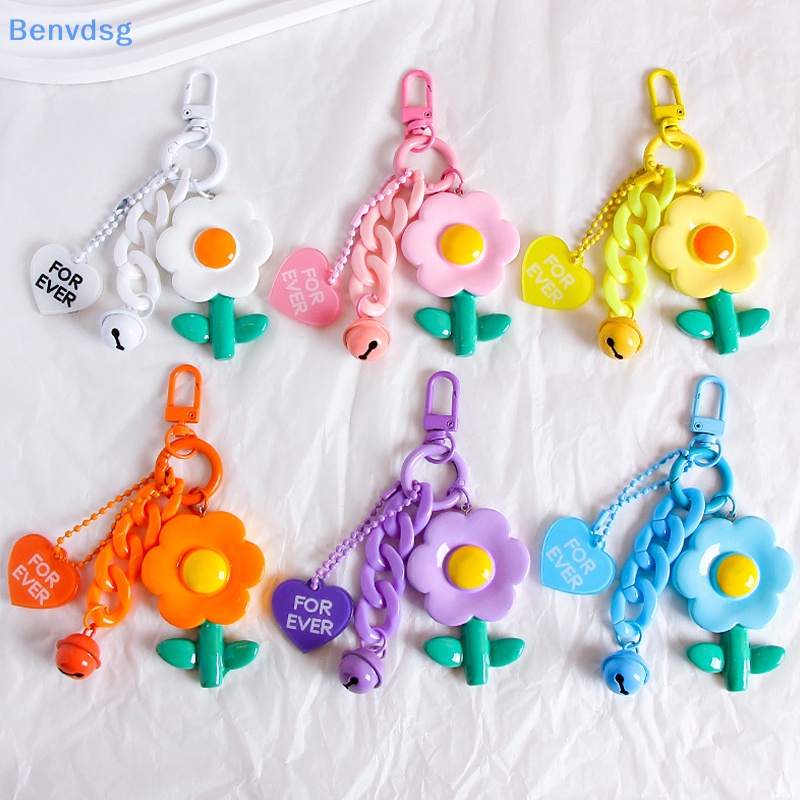 Benvdsg > Móc Chìa Khóa Mặt Hình Hoa Ngọt Ngào Dễ Thương Cho Nữ