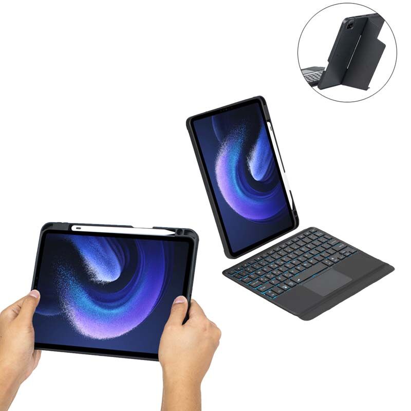 Bao Da Máy Tính Bảng Có Bàn Phím Có Thể Tháo Rời Cho Xiaomi Pad 6 / 6 Pro 2023 11 inch / Mi Pad 5 / 5 Pro 11 inch 2021