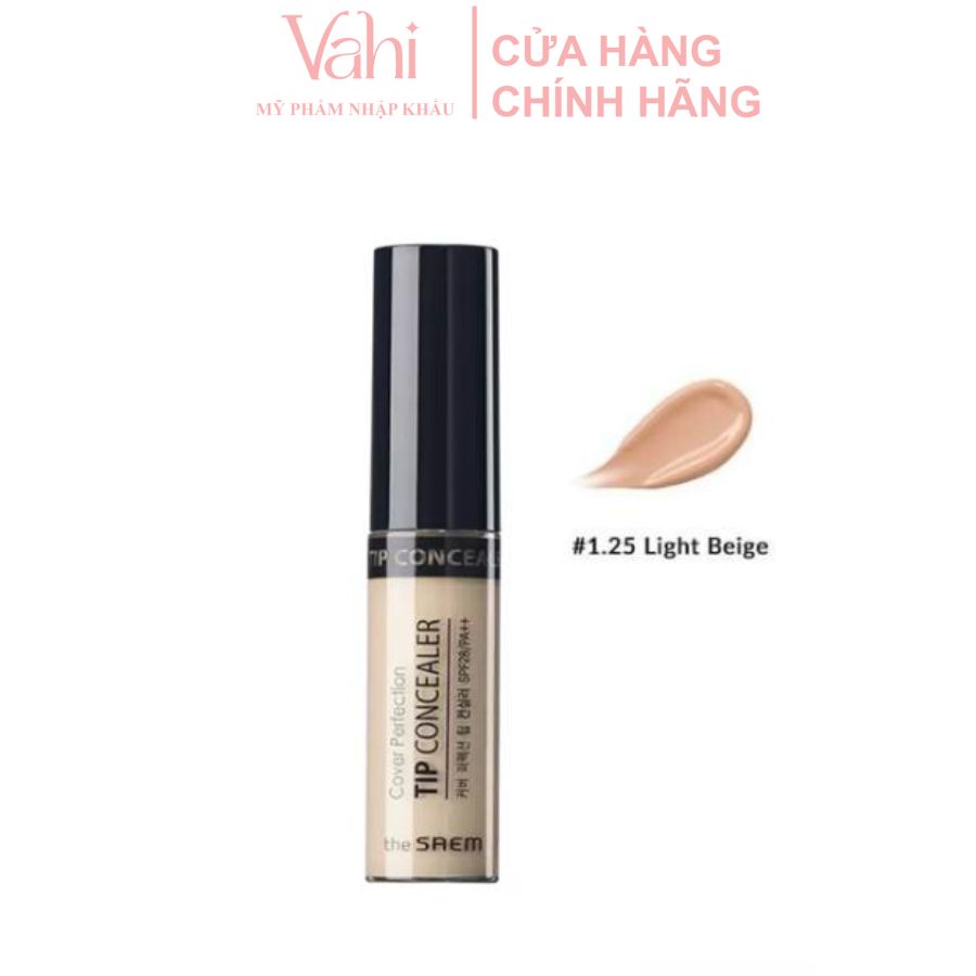 Kem che khuyết điểm The Saem Cover Perfection Tip Concealer SPF28 PA++ 6.5g