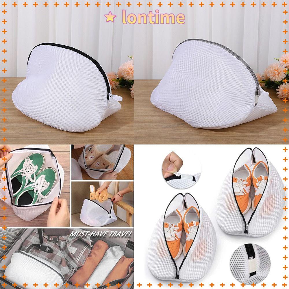 Bộ 2 Túi Lưới Giặt Giày Có Khóa Kéo