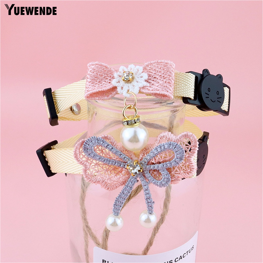 Vòng Cổ Nơ Bướm Kiểu Công Chúa Xinh Xắn Cho Mèo Cưng YQ.E