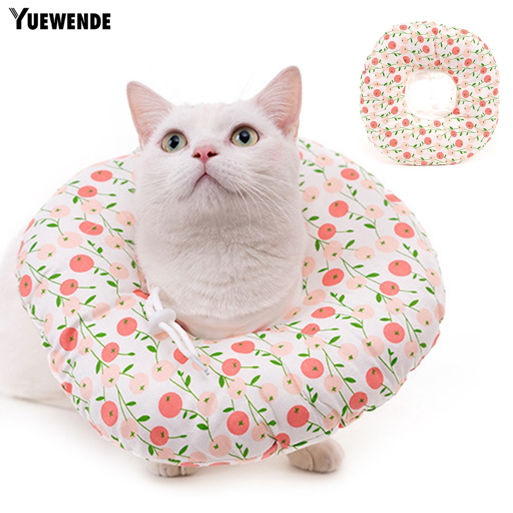 Yq.e Vòng Đeo Cổ Chống Cắn Chống Gàu Siêu Nhẹ Bảo Vệ Vết Thương Cho Thú Cưng Ngoài Trời