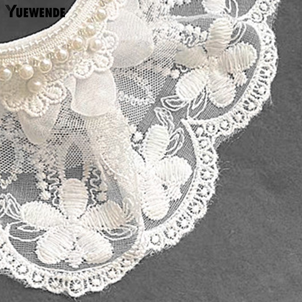 Yếm Đeo Cổ Thêu Hoa Đính Ngọc Trai Giả Xinh Xắn Cho Thú Cưng