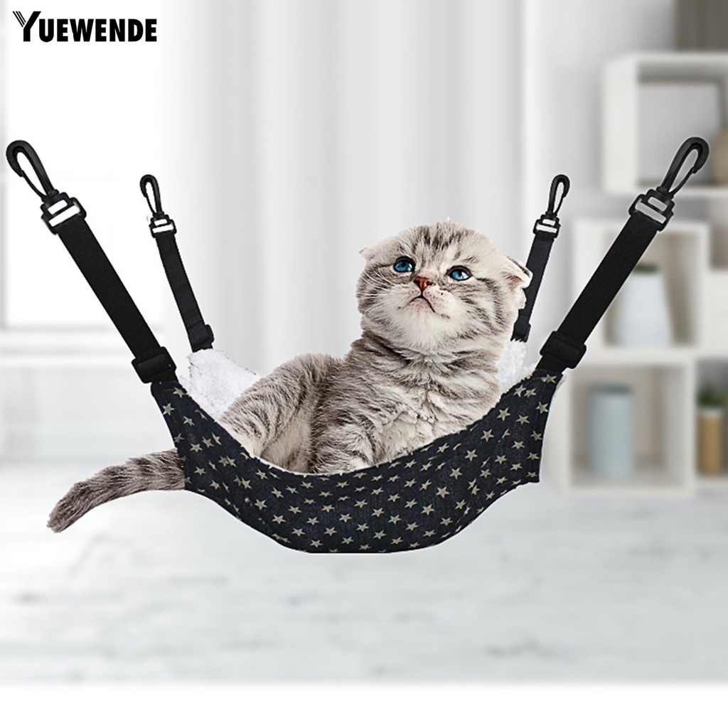 Võng Treo Hai Mặt In Họa Tiết Tinh Tế Chống Cắn Có Thể Điều Chỉnh Sức Chứa Lớn Cho Thú Cưng