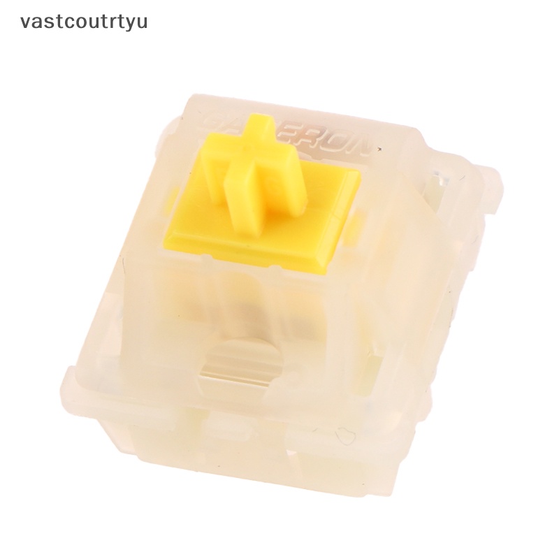 Bộ 2 Nút Công Tắc 5 Pin Cho Bàn Phím Cơ Portron Màu Vàng Sữa