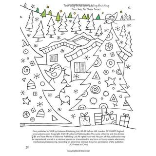Colouring Book Christmas With Rub-Down Transfers