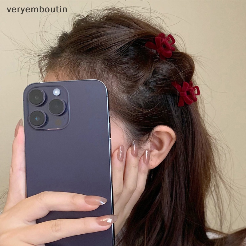 Kẹp Tóc Hình Nơ Nhỏ Xinh Xắn Dễ Thương Phong Cách Hàn Quốc Cho Bạn Gái