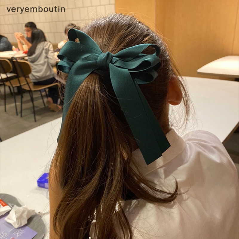 Kẹp Tóc Nơ Lớn Thời Trang Cho Nữ 1 Cái