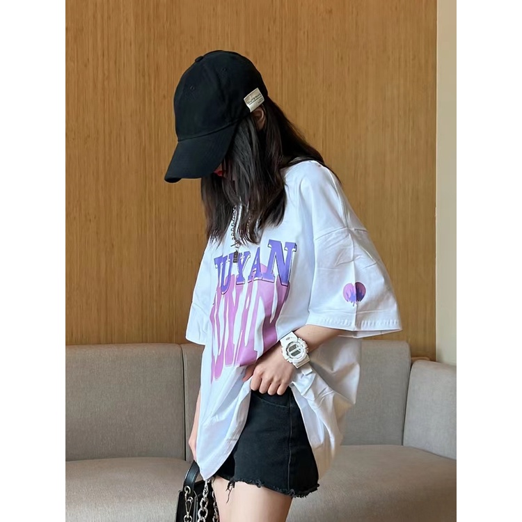 Áo Thun Baby Tee 100% Cotton Tay Ngắn Dáng Rộng Unisex Cho Bé Từ 2-14 Tuổi