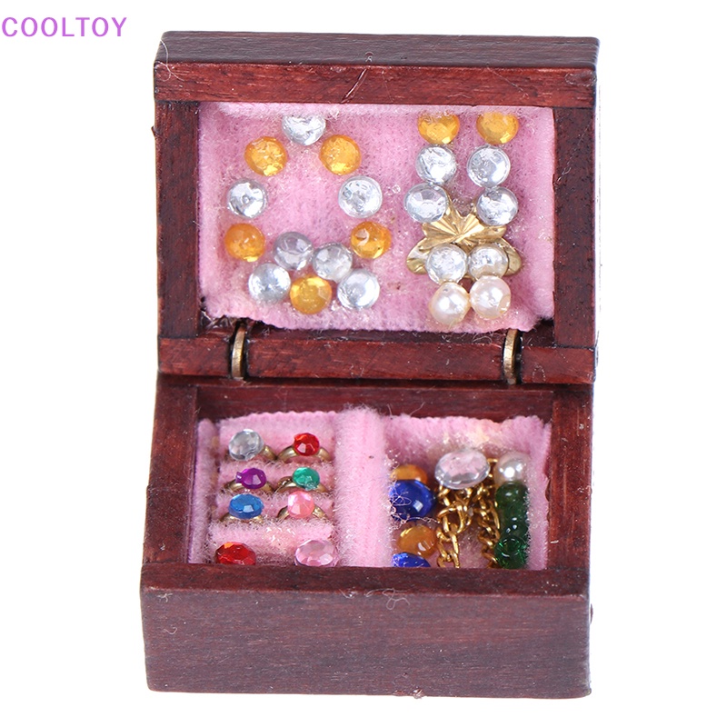 Hộp Đựng Trang Sức Trang Trí Nhà Búp Bê Tỉ Lệ 1 / 12