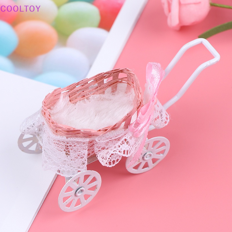 Cooltoy 1 Mô Hình Xe Đẩy Em Bé Mini Tỉ Lệ 1: 12 Trang Trí Nhà Búp Bê