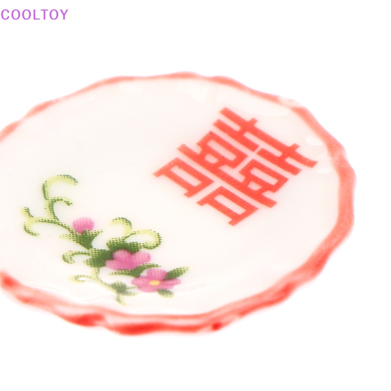 1 Đĩa Sứ Mini 1: 12 Tự Làm Đồ Trang Trí Nhà Búp Bê