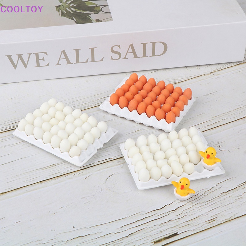 Cooltoy 1 Set Khay Đựng Trứng Trang Trí Nhà Búp Bê DIY