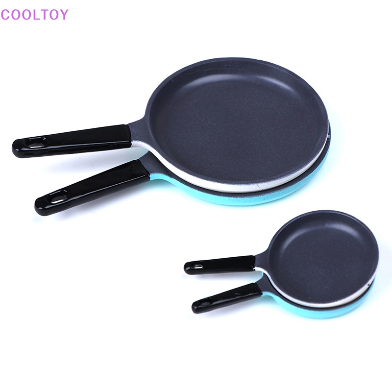 Bộ Mô Hình Chảo Và Dụng Cụ Nhà Bếp Mini Tỉ Lệ 1: 12 Trang Trí Nhà Búp Bê