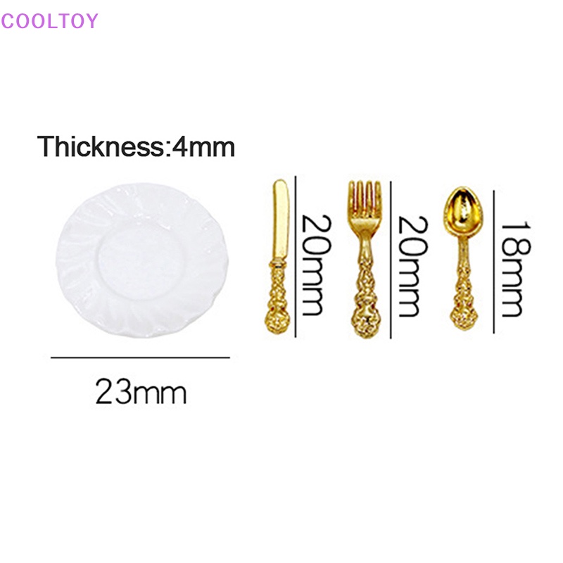 Set 16 Dụng Cụ Ăn Uống Trang Trí Nhà Búp Bê