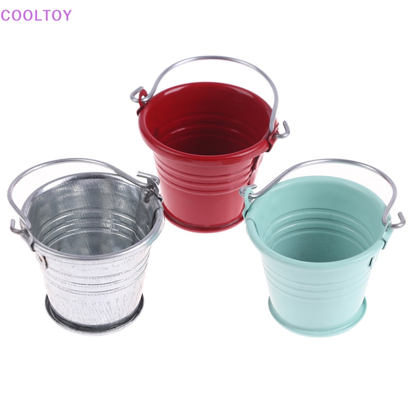 Cooltoy Xô Kim Loại Mini Trang Trí Nhà Búp Bê