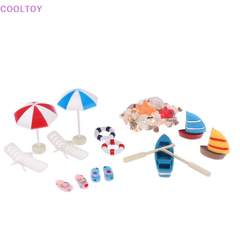 Cooltoy Bộ Vỏ Sò Trang Trí Nội Thất Cho Nhà Búp Bê Tỉ Lệ 1: 12