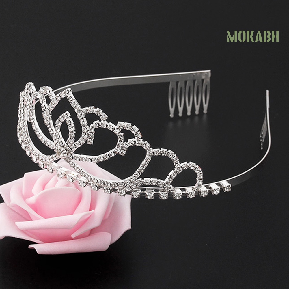 Vương Miện Đính Đá Lấp Lánh Trang Nhã Dành Cho Nữ