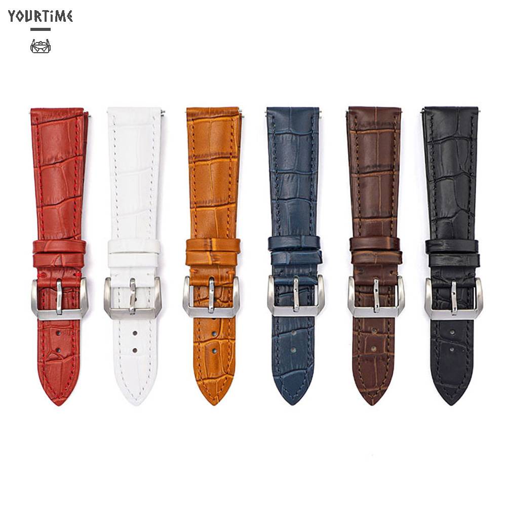 Dây Đồng Hồ Đeo Tay Thời Trang Bằng Da Dành Cho Nam Và Nữ