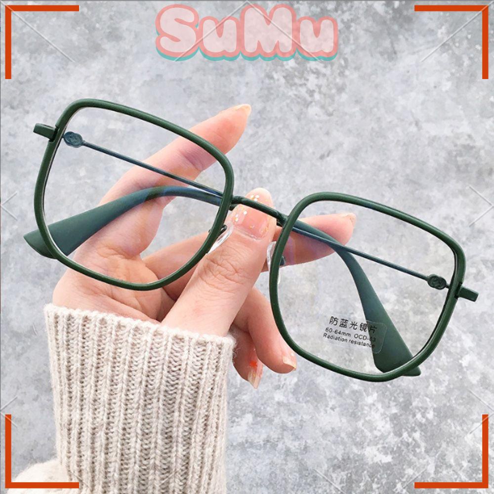 Mắt Kính Gọng Kim Loại Chống Ánh Sáng Xanh Thời Trang Cho Nam