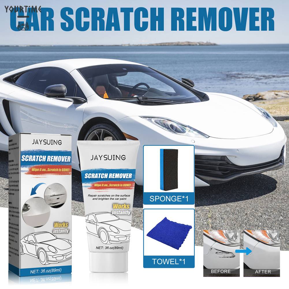 Kem Đánh Bóng Chống Trầy Kèm Mút Xốp Chuyên Dụng Cho Xe Hơi