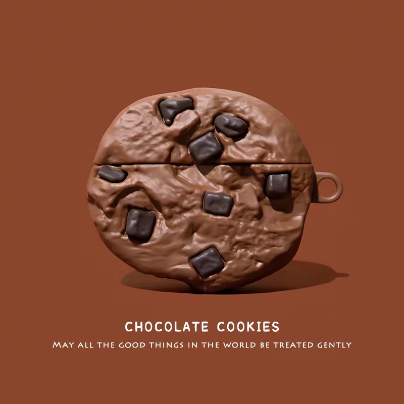 Vỏ Bảo Vệ Hộp Sạc Tai Nghe Redmi Buds3 Buds4 pro Bluetooth Không Dây Chất Liệu Silicon Mềm Hình Bánh Quy 3D Dễ Thương