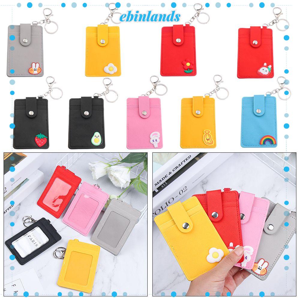 Ví Da PU Đựng Thẻ Họa Tiết Hoạt Hình Dễ Thương Phong Cách Châu Âu