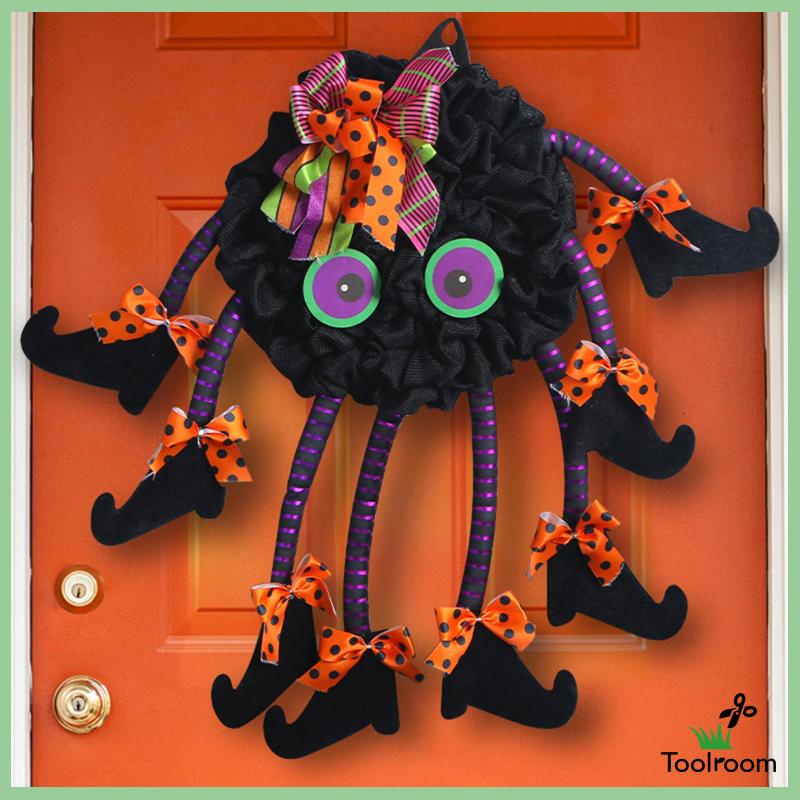 Vòng Hoa Trang Trí Cửa Trước Cho Tiệc Kinh Dị