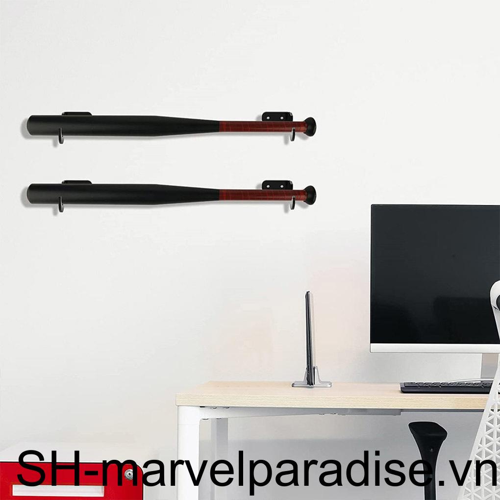 [Mapde] Set 2 Cặp Giá Đỡ Treo Vợt Tennis Bằng Acrylic Khối Lượng Nhẹ Đa Năng Gắn Tường