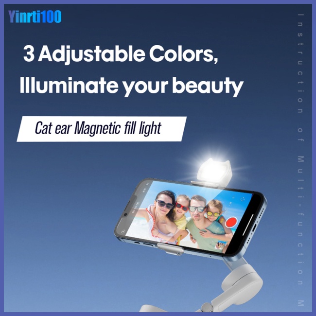 Đèn Led Cầm Tay Yinrti Có Thể Điều Chỉnh 3 Màu Cho Dji Om 4 / 5 / 6 / se