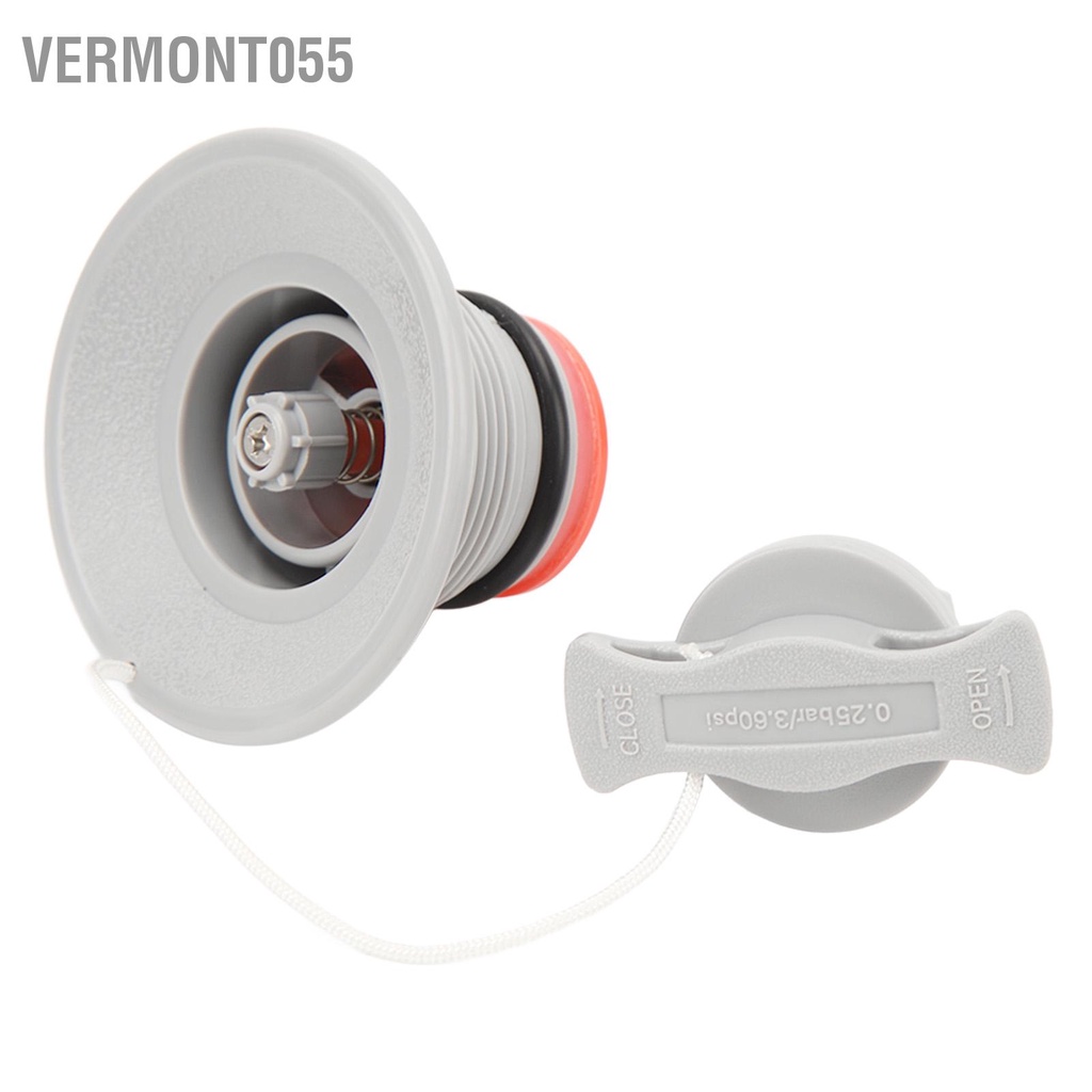 Vermont055 2 Chiếc Thuyền Kayak Van Không Khí Bơm Hơi Cắm Thay Thế Cho Cao Su Bèo Bè Xuồng 8 Răng Có Dây Che