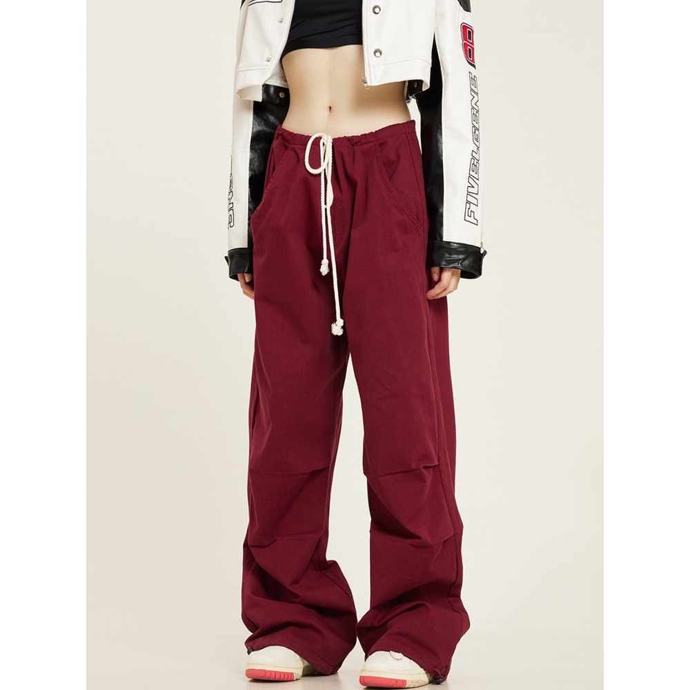 Quần Dài Ống Rộng Phong Cách Hiphop Đường Phố Cho Cặp Đôi