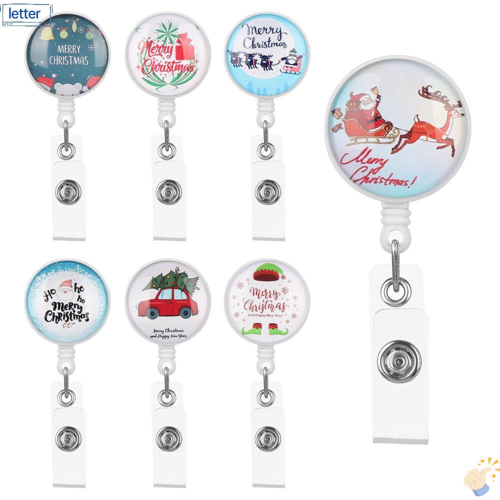 Dây Kẹp Giữ Thẻ Tên ID Chất Lượng Cao Có Thể Thu Gọn