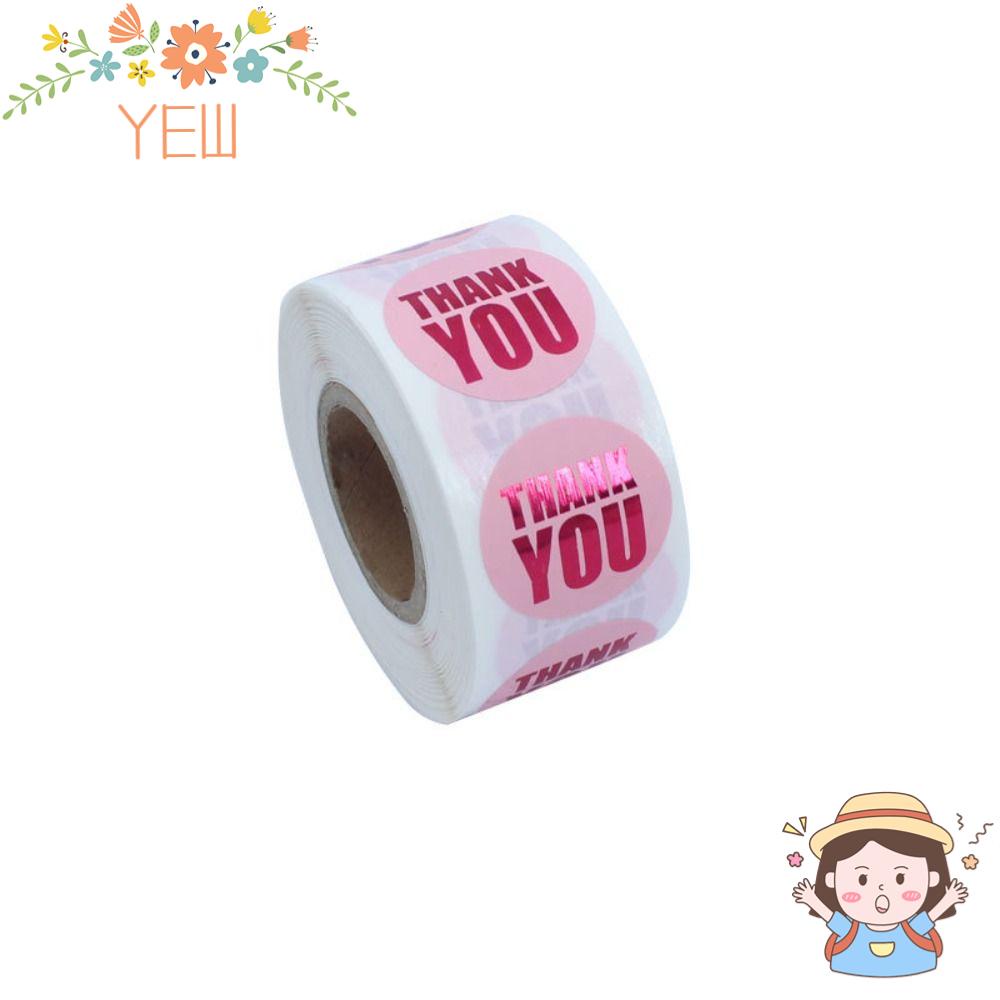 Cuộn Nhãn Dán Tự Dính Màu Hồng Dùng Trang Trí Tiệc Tùng