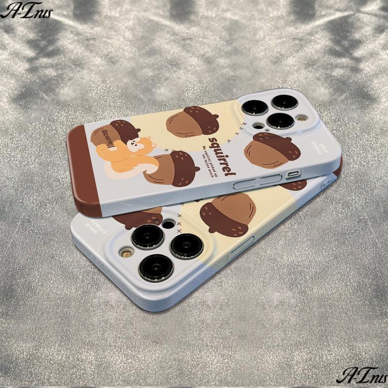 Ốp Điện Thoại Mềm Chống Sốc Họa Tiết Hạt Dẻ Cho Iphone 78 13 1211 6In Plus max 14 Pro