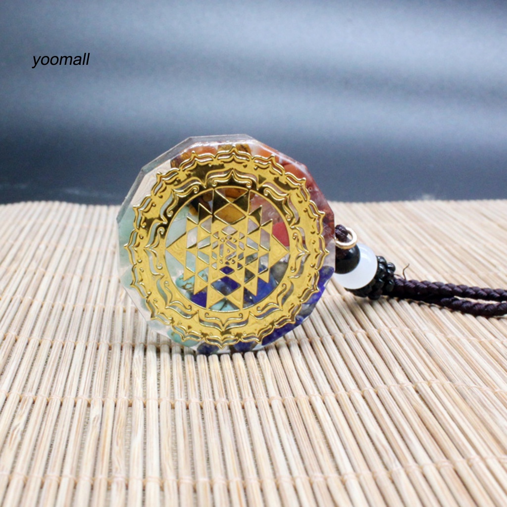 Vòng cổ Mặt Đá Chakra 7 Luân Xa