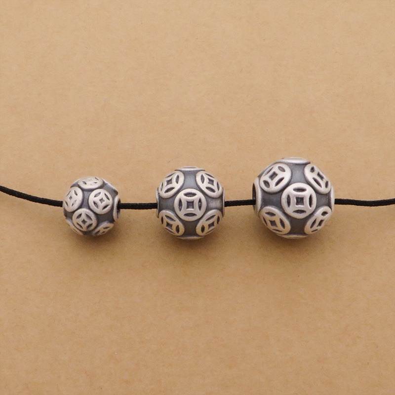 GIÁ SỈ  [BẠC] Charm bi bạc kim tiền - PH160 [Hàng loại 1 - SIÊU ĐẸP]