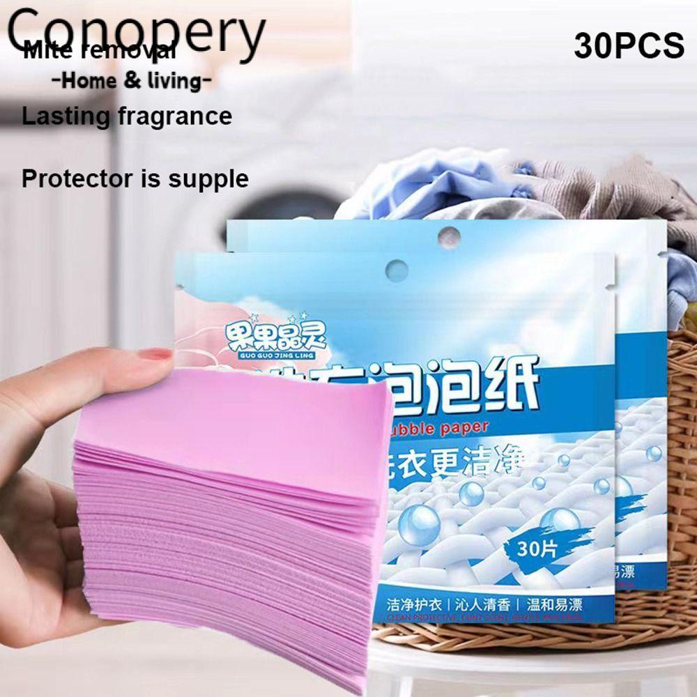 CONOPERY Bộ 30 Miếng Giấy Giặt Đồ Tiện Dụng|Quần Lót Thời Trang Quyến Rũ Cho Nữ