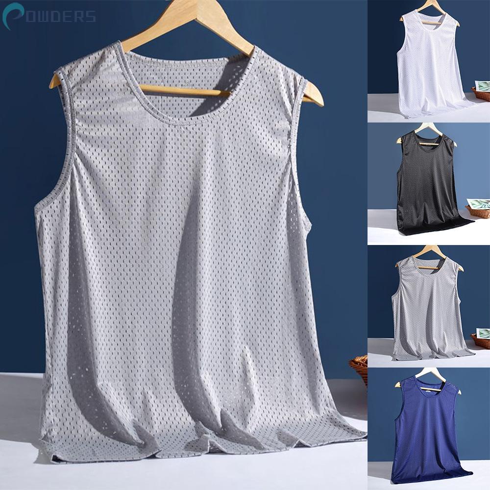 Áo Ba Lỗ Không Đường May Plus Size Chất Lượng Cao Cho Nam