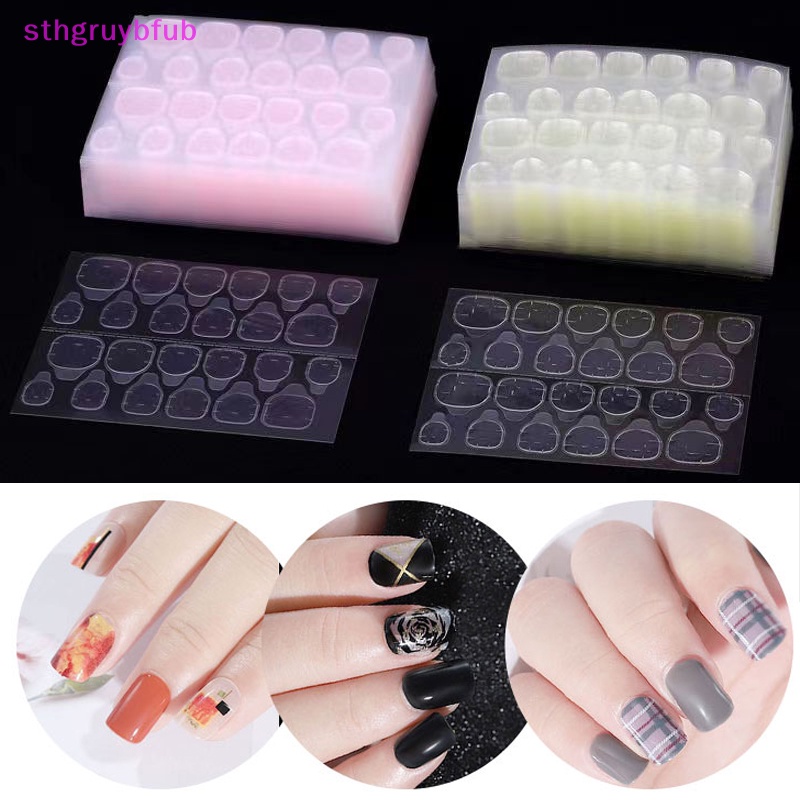 Set 240 Miếng Dán Hai Mặt Trong Suốt Dùng Trang Trí Móng Tay