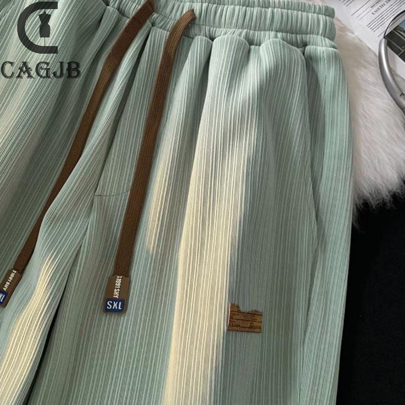 Quần Dài Dây Rút Lưng Thun Co Giãn Có Túi Siêu Mỏng Khô Nhanh Mùa Hè YOMG