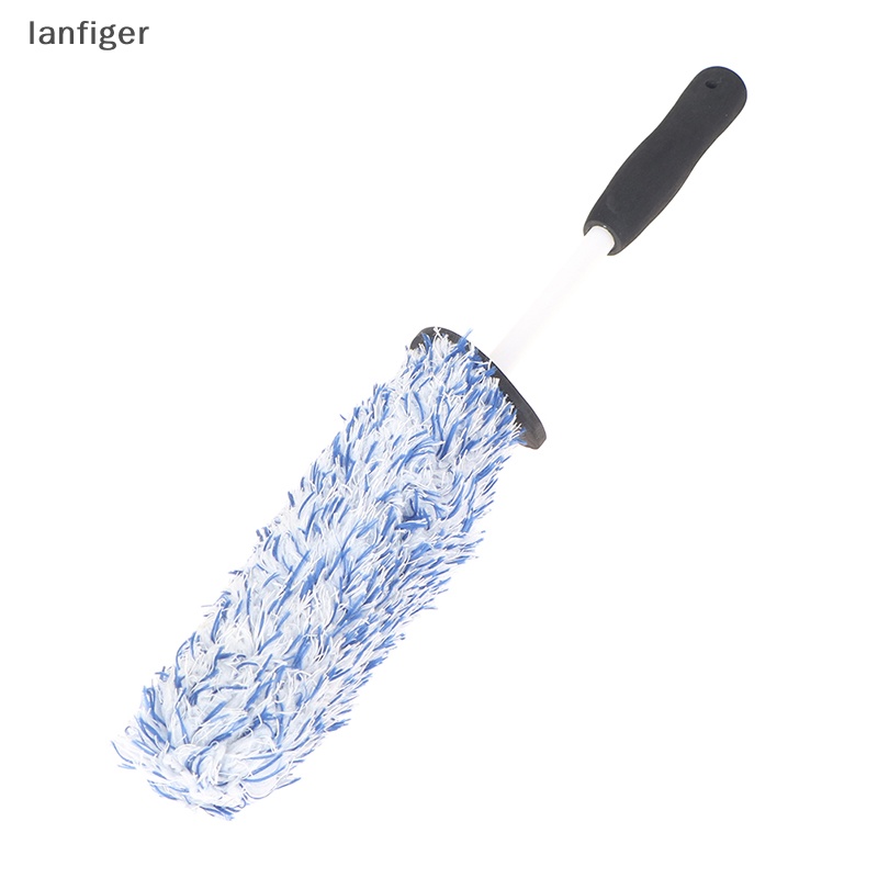 Lanf Bàn Chải Sợi Nhỏ Cán Dài Làm Sạch Bánh Xe Hơi