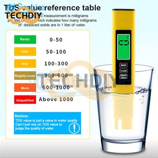 Bút thử chất lượng nước ba trong một tds / ec
