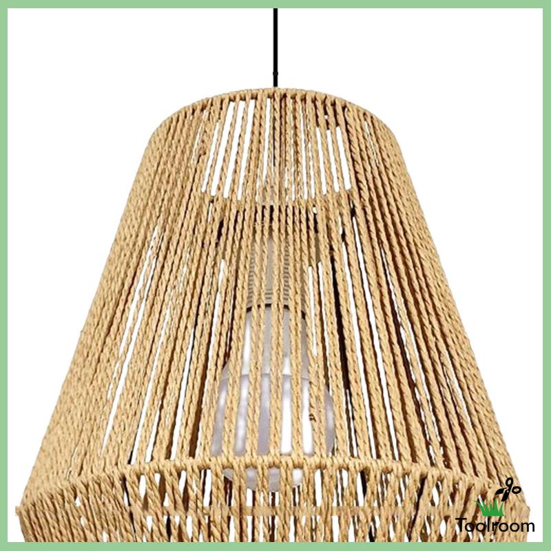 Vỏ Bọc Đèn Lồng Dạng Dây Bện Phong Cách Mộc Mạc Cổ Điển