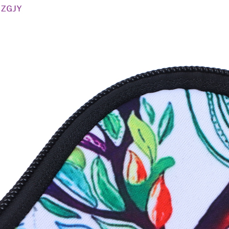 1 Hộp Đựng Mắt Kính Cầm Tay Bằng Cao Su Tổng Hợp Mềm Siêu Nhẹ Có Khóa Kéo Mới