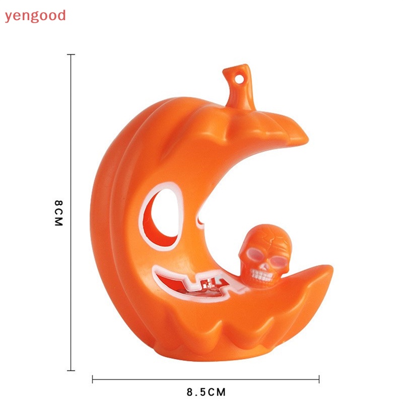(YGD) Đèn LED Hình Đầu Lâu / Bí Ngô Nhiều Màu Trang Trí Lễ Hội Halloween