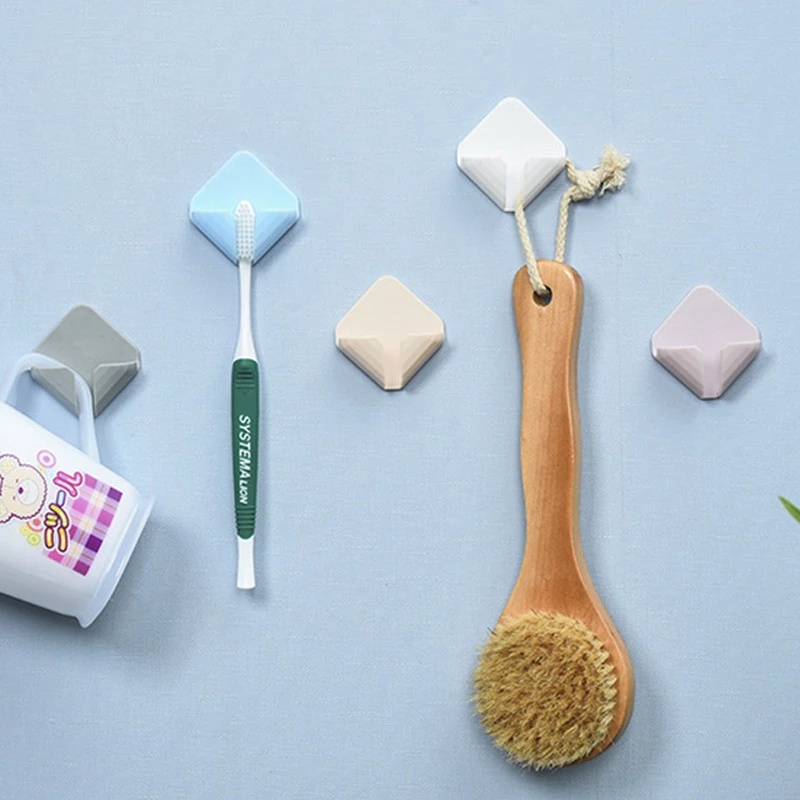 Giá Đỡ Phích Cắm Điện Gắn Tường Màu Trơn Không Cần Đục Lỗ Sắp Xếp Gọn Gàng Cho Nhà Ở