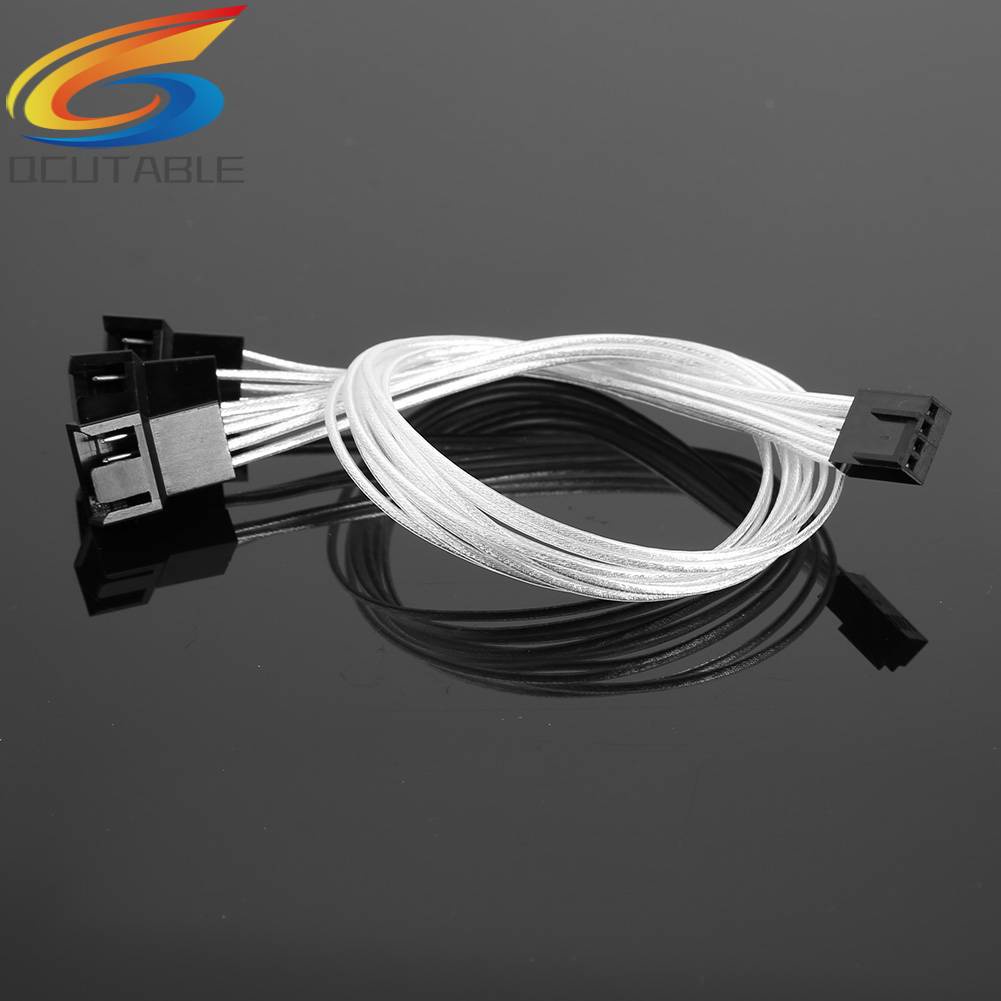 Dây Cáp Tách Quạt Tản Nhiệt CPU 3 Chiều 30cm 4Pin PWM 1 Sang 1 2