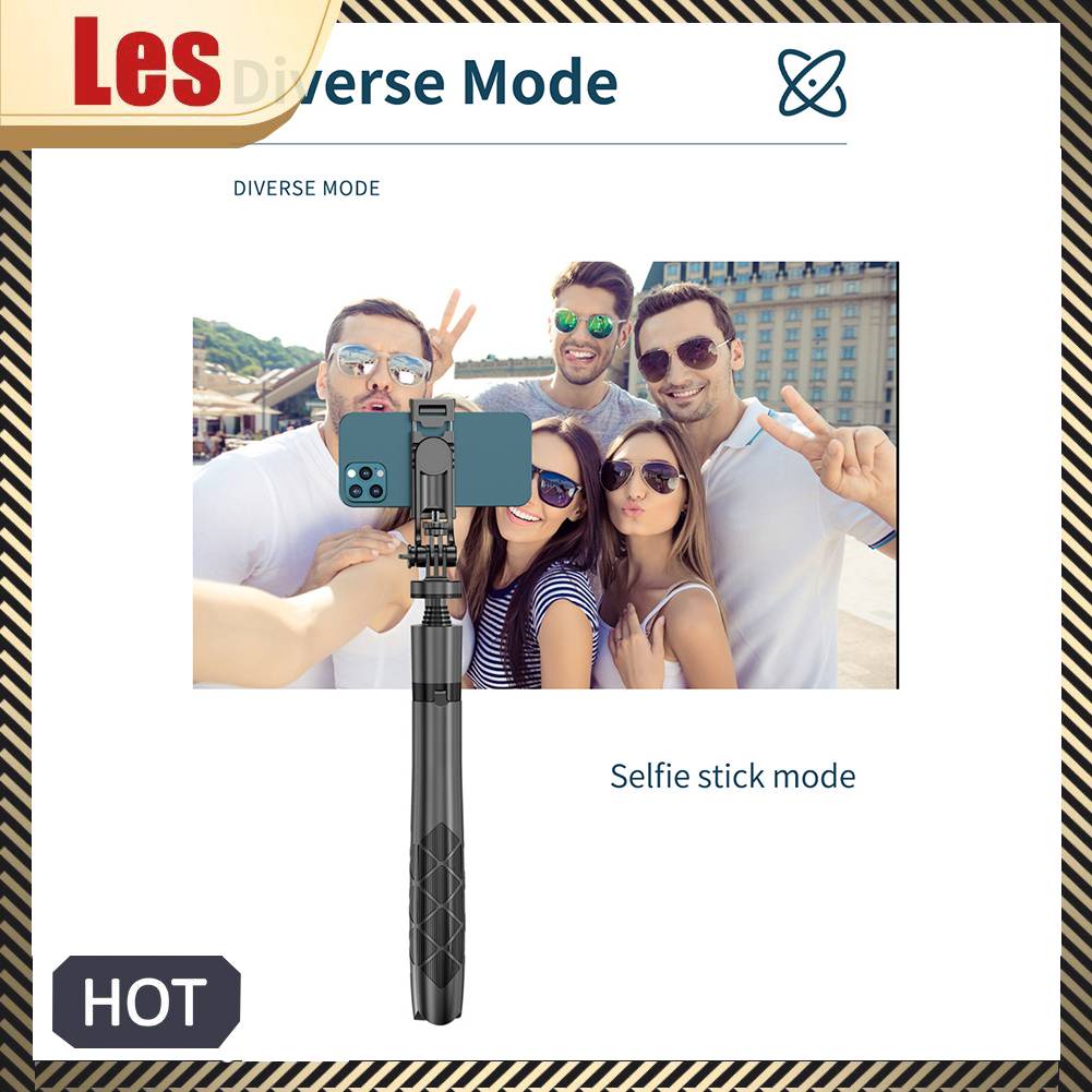 Gậy Tự Sướng Có Thể Kéo Dài Kèm Chân Đế Cho Điện Thoại IOS Android